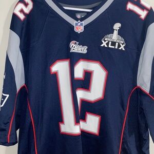 Tom Brady Super Bowl 49 Nike Jersey